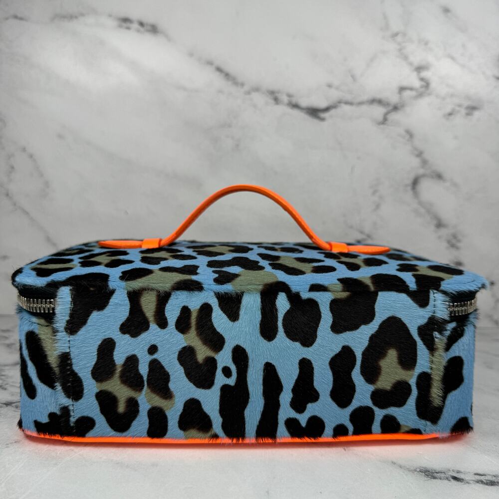 Chrome Hearts Jewelry Case  St Barth Exclusive Leopard Pony Hair Box Bag Clutch - Picture 10 of 16